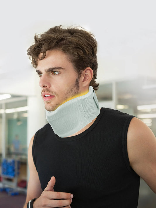 Neck Support, Soft Foam Neck Support for Neck Pain and Support, Adjustable Neck Collar, Relieve Cervical Pressure During Sleep