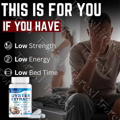 Oyster Extract Tablets Supports Energy Vigorizante and Wellness, Male Health Enhancing Supplement