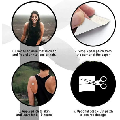 Pueraria Mirifica Transdermal Patches 30 Count Natural Women's Wellness Support Boosts Immune System & Energy Levels