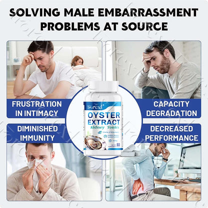 Oyster Extract Tablets Supports Energy Vigorizante and Wellness, Male Health Enhancing Supplement