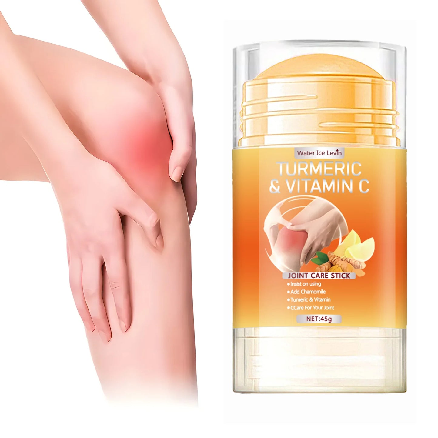 Joint Pain Relief Stick 1+1 Pack 45g with Curcumin Vitamin C Honey Chamomile Oil Soothes Arthritis Knees Hands Moisturizing Cheap